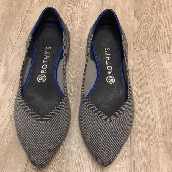 COPY - Rothy's Cloud Grey Birdseye – Pointed Toe … - Picture 11 of 12